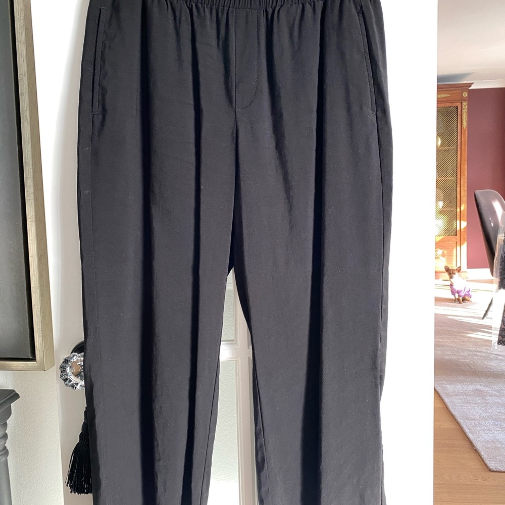 Ann Taylor Factory Black Wide Leg Pants